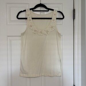 Kate Spade Cream Floral Tank